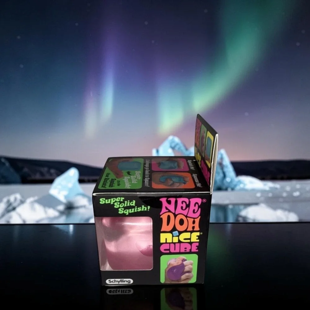Schylling NeeDoh Pink Nice Cube